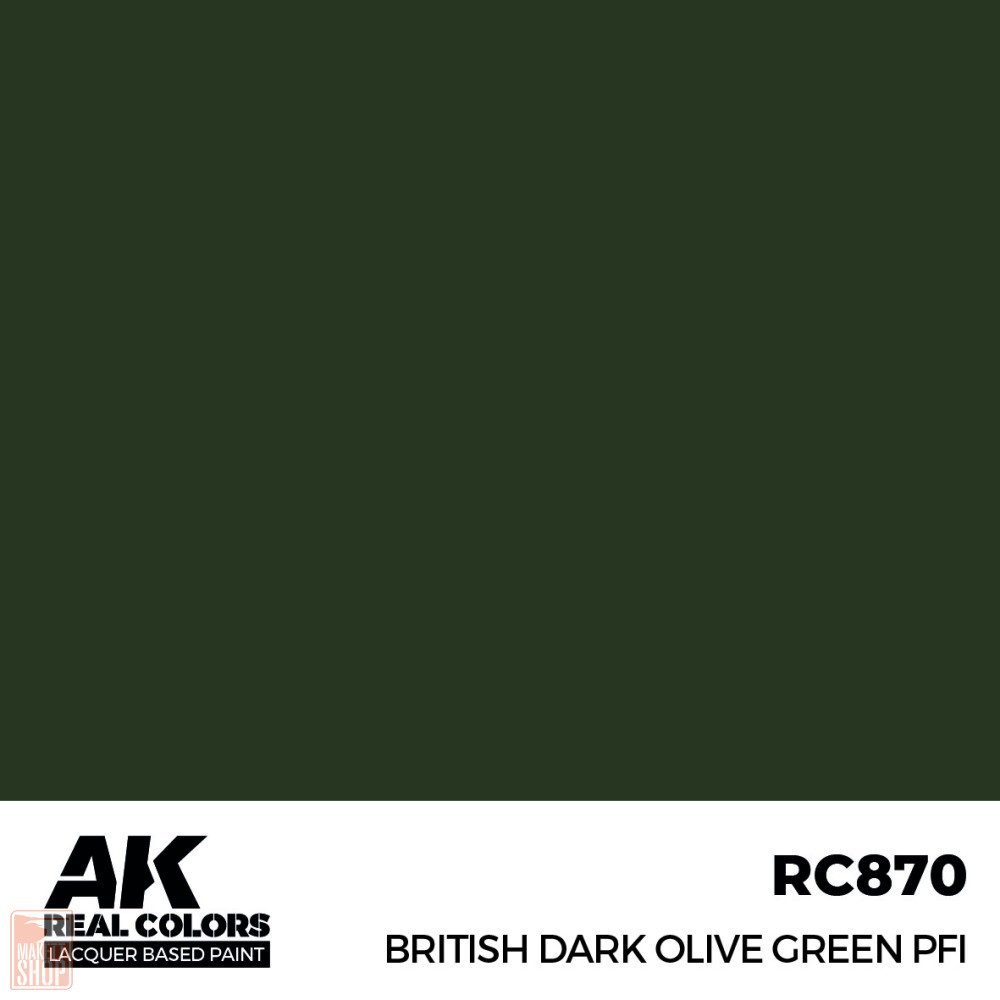 Ak Interactive Rc870 - British Dark Olive Green Pfi 17 Ml. - New