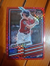 2026 Panini Stars & Stripes USA - Jared Grindlinger Red Prizm /149 #87