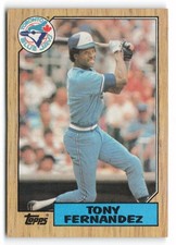 1987 Topps #485 Tony Fernandez Toronto Blue Jays