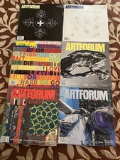 Art Forum Magazine Lot 2025 6 Books Art Fashion