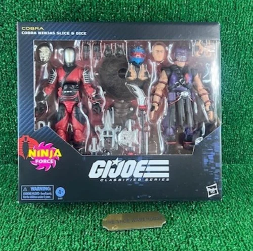 2025 Joe Classified 160 Cobra Ninja Force SLICE DICE 6" Hasbro Figure 2-Pack NEW