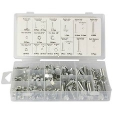 Toolland HAS06   Assortimento di bulloni Acciaio zincato 240 pz.