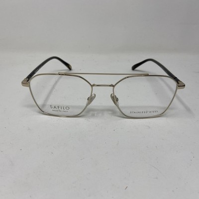 SAFILO EYEWEAR BUSSOLA 09 J5G 55-18-145 Gold Tortoise Eyeglasses 215Y