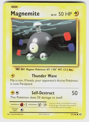 MAGNEMITE 37/108 C EVOLUTIONS POKEMON LP