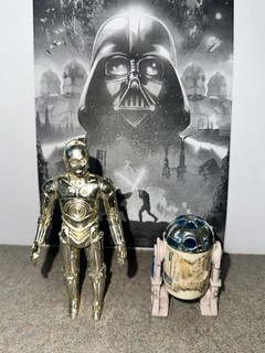 Vintage Kenner Star Wars 1977 C3PO & R2D2 Action Figures #13