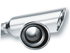 BORLA 20248 Universal Performance Exhaust Tip 2.25" Single Inlet / 4" Round