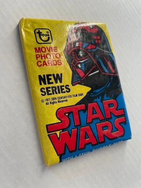 Topps Star Wars Series 1977 paquete de cera 2 Foto 4 de 4