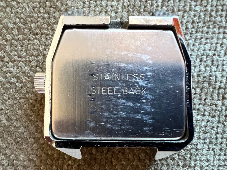 Vintage KIENZLE Life 2002 - Digital Scheibenuhr Jumping Hour 40 mm - ca. 1975 - Bild 2 von 4