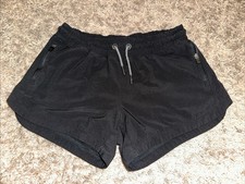Athleta Girl Size Large 12 Athletic Lined 3 All Play Black Shorts