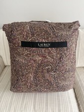 NEW Ralph Lauren Hallie KING Size Cotton Comforter Shams Set Clay Tan Multi