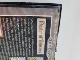 Master of Monsters (Sega Genesis, 1991) CIB, Tested Nice Cart, WATER DAMAGED BOX