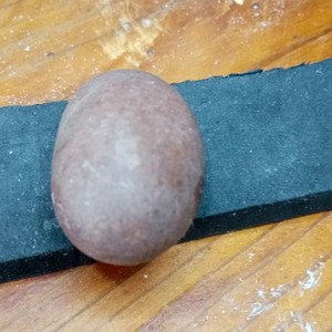 Smooth Oval Egg-Shaped Brown Stone Specimen - Brown Tumbled Stone