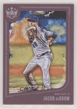 2019 Panini Diamond Kings Plum Framed Jacob deGrom #49 7qg