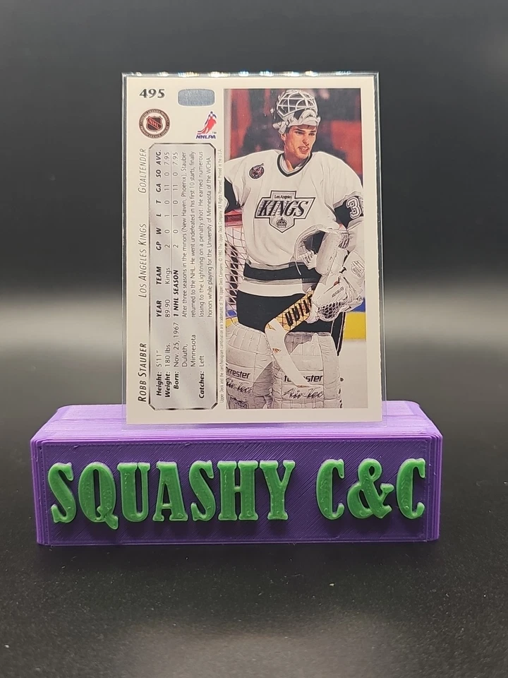 1992-93 Upper Deck - Robb Stauber #495 - Image 2 of 2