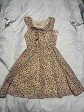 Pins and Needles Women’s Pink Floral Skater Dress Size S urban outfitters y2k