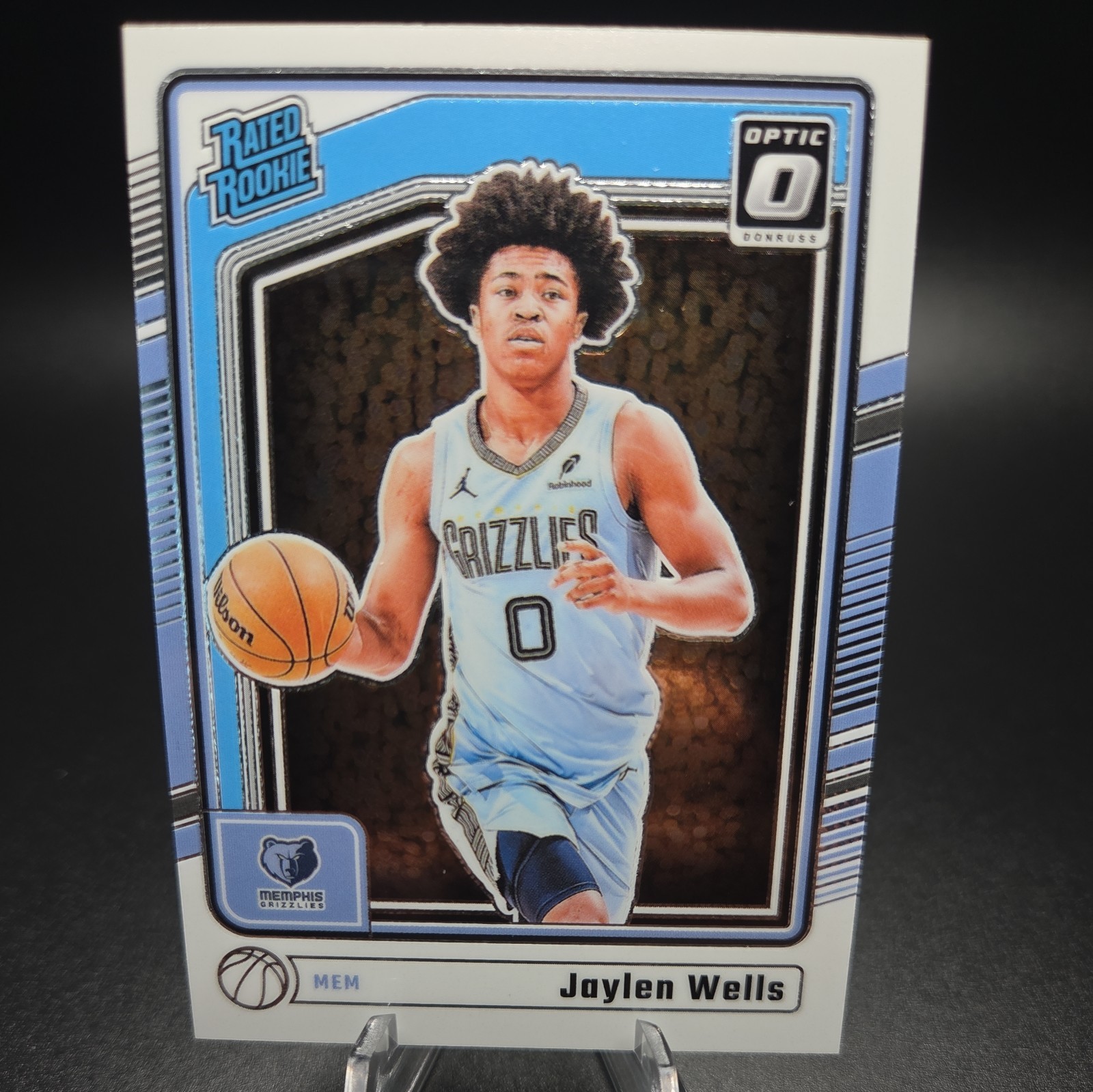2024-25 Panini Donruss Optic Jaylen Wells Rated Rookies #252 - Grizzlies RC