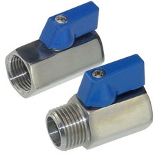 Brand New Ball Valve Shut-off Stainless Steel Adjustable Easy