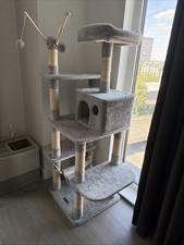 Cat Tree with Scratching Post, Climbing Tower, Activity Centre, and Condo Indoor