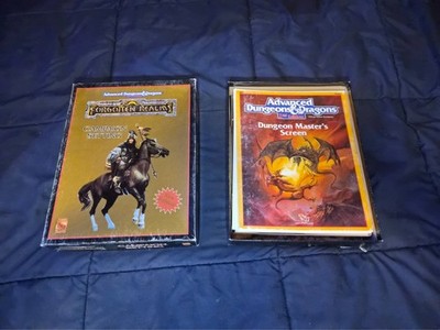 TSR Forgotten Realms Campaign Setting (1993 Rev.)  Complete  Maps & Books VG/NM