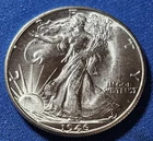 1946-D Walking Liberty Half Dollar Choice BU. Blazing Luster!!!