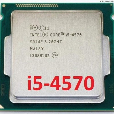 Intel Core i5-4570  3.2 GHz 6MB CPU Processor SR14E Haswell