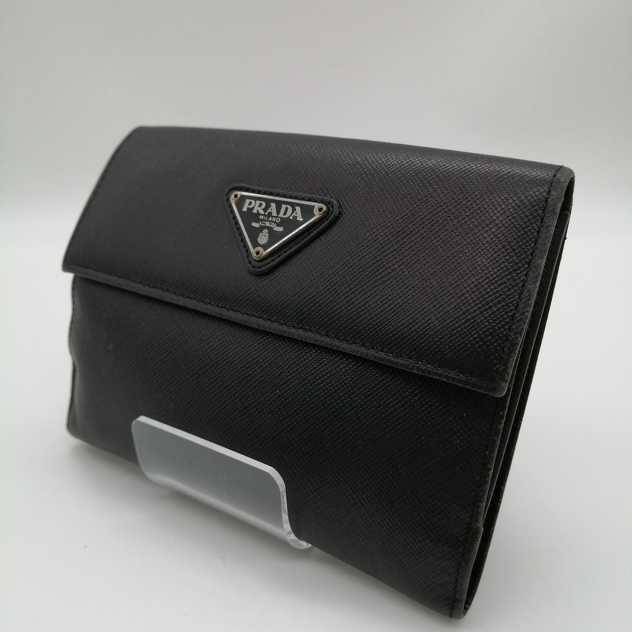 Prada W172A Saffiano W-Hook Wallet