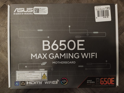Asus B650E MAX GAMING WIFI ATX AM5 Motherboard SEALED