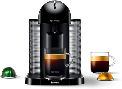 Nespresso Vertuo Coffee and Espresso Maker by Breville, Matte Black
