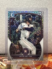 Jacob Melton 2023 Bowman Chrome Prospects Mojo Refractor #BCP-196 Houston Astros
