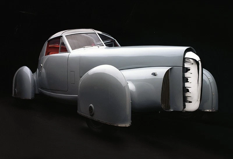 The TASCO concept car designed by Gordon Buehrig, on display at the Auburn-Cord-Duesenberg Museum in Auburn, Ind.
