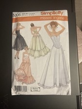 Simplicity 5006 Size RR 14 16 18 20 Misses' Lingerie New Uncut Corset Petticoat