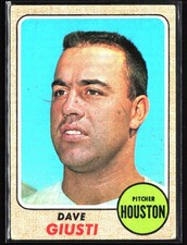 1968 Topps #182 Dave Giusti