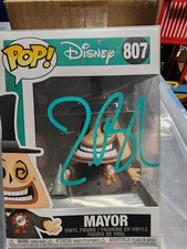 Tim Burton Signed Funko Pop #807 Disney "Nightmare Before Christmas" Mayor W/COA