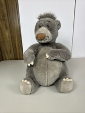 Walt Disney World Baloo Bear 16  Plush Jungle Book Stuffed Animal Vintage