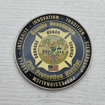 Iaff Local 2274 Rancho Cucamonga Firefighters Association Challenge Coin