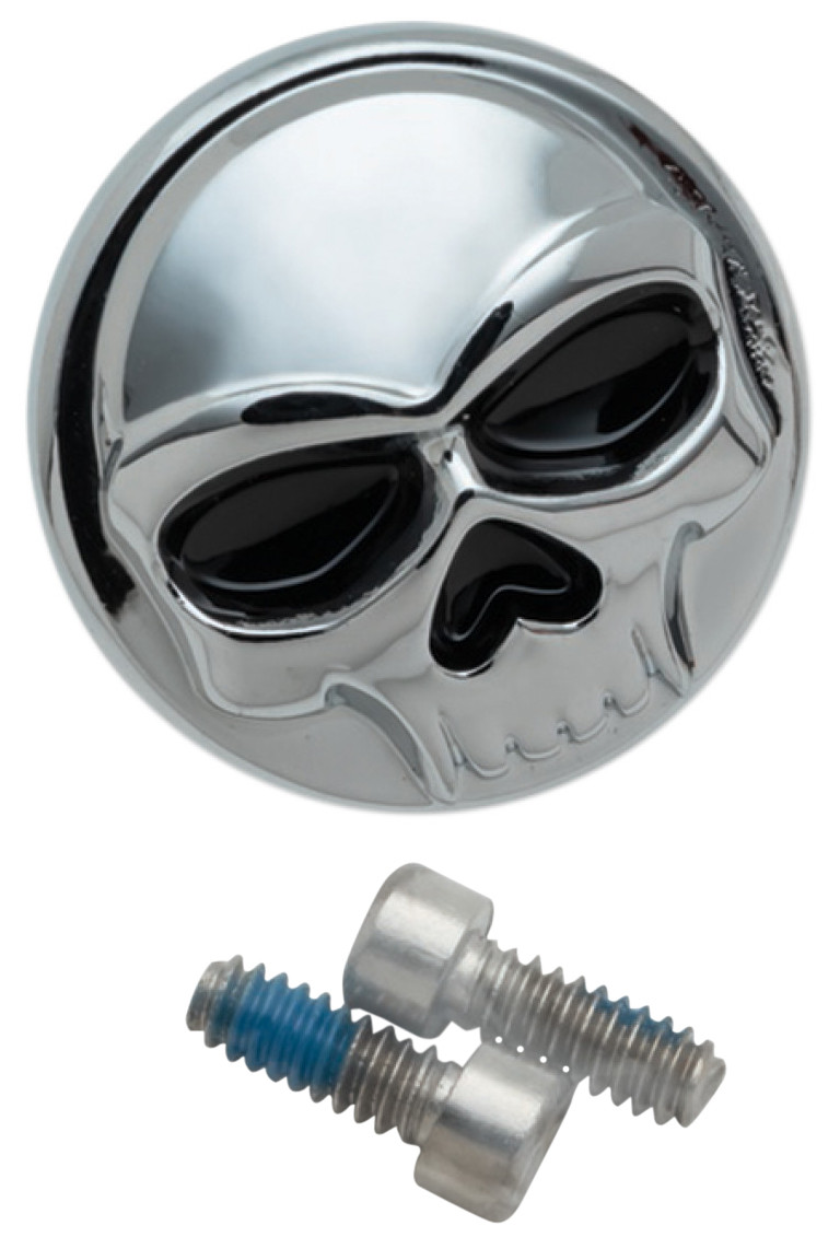 Kuryakyn Replacement Chrome Emblem for Zombie Windshield