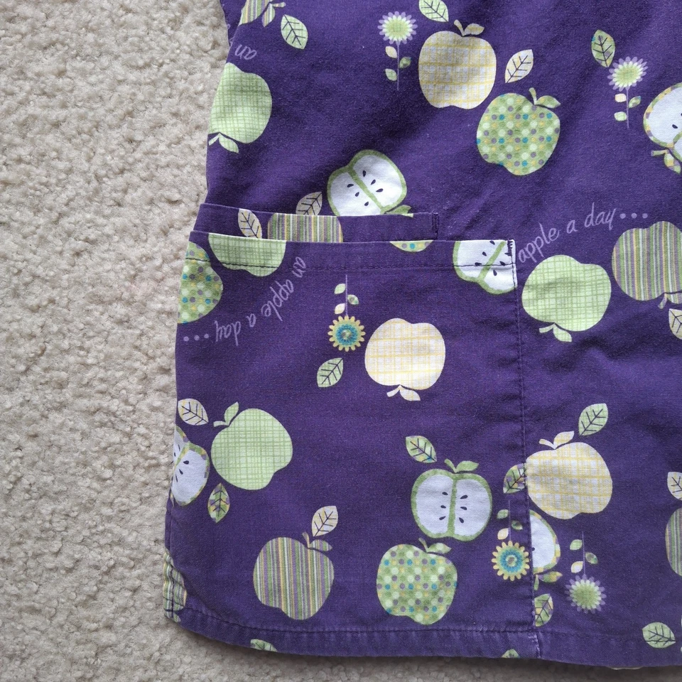 Conjunto Exfoliante Mujer Púrpura Talla S, Pantalones Entrepierna 26 Pulgadas Foto 3 de 4