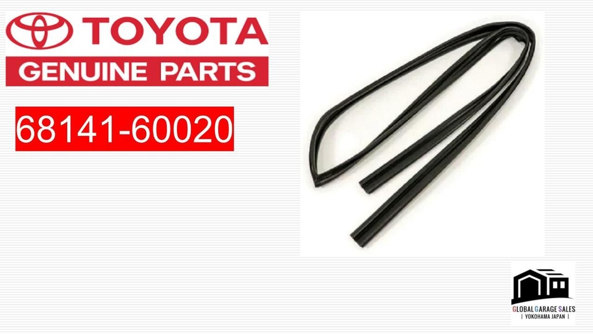 Toyota Genuine LAND CRUISER 2007/01- Run front door glass 68141 Toyota Genuine LAND CRUISER 2007/01- Run front door glass 68141