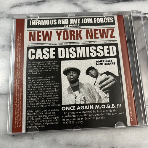 Mobb Deep - Amerikaz Nightmare CD 2004Jive Infamous Zomba Thug Rap VG+ - Picture 6 of 8
