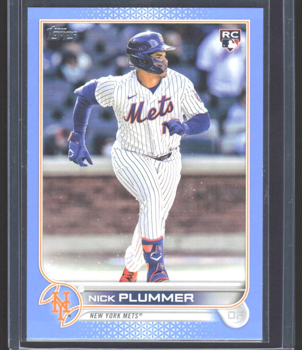 2022 Topps Update #US247 Nick Plummer Father's Day Powder Blue #/50