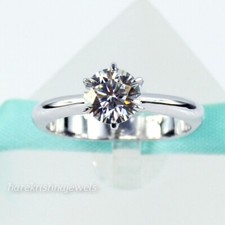 14K White Gold Over 2.85CT Round Cut Solitaire Diamond Lab-Created Wedding Ring