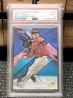 2018 Bowmans Best Mike Trout Blue Refractor 076/150 PSA 9 Los Angeles Angels