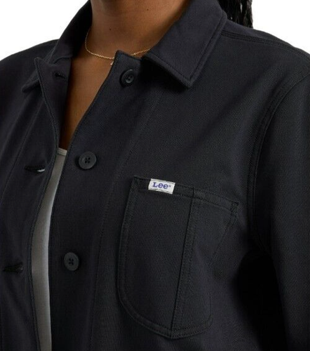 LEE Black Workwear Chore Jacket Duster Sz XXL Unionall Layers New NWT Loose Fit - Picture 2 of 10
