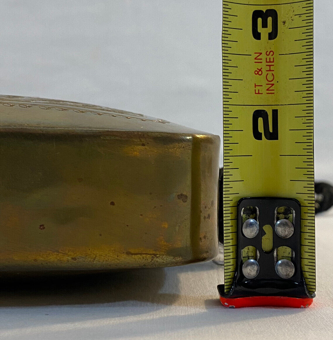 Vintage Hand Crafted Lined Solid Brass Purse - image 10