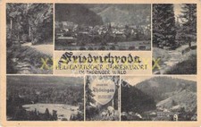 Friedrichroda AK Thüringen Kunstanstalt Straub&Fischer Foto um 1940 Kleinformat