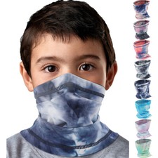 Kids Neck Gaiter Warmer Mask Winter Face Covering Elastic Scarf for Boys Girls
