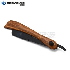 Professional Straight Edge Razor for Barbers with Wooden Handle BTS-186
