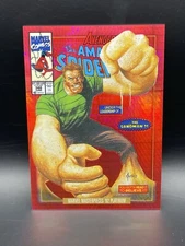 2024 RED PRISM MARVEL MASTERPIECES '92 PLATINUM Sandman #77V 242/292 🔥
