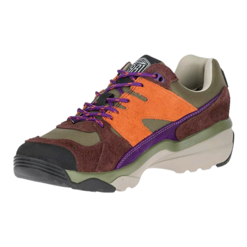 Merrell Herren Boulder Range Leder Wanderschuhe Schokolade/Farbblock Größe 8,5