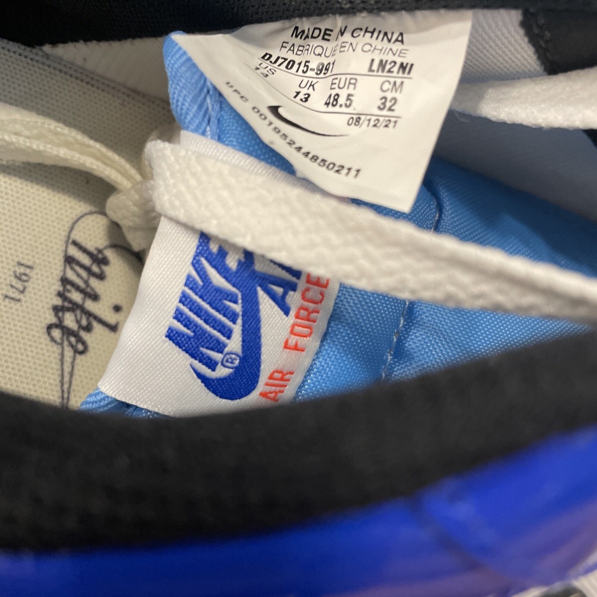 靴 Nike Air Force 1 Low By You Unlocked Nike Air Force 1 Low Unlocked By You Blue/Tan Size 14 | eBay